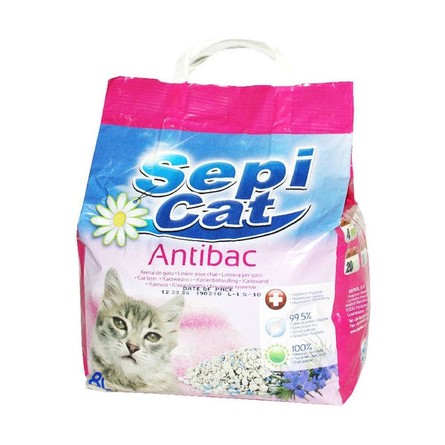 SepiCat Аntibac Впитывающий глиняный наполнитель для кошек (антибактериальный) – интернет-магазин Ле’Муррр