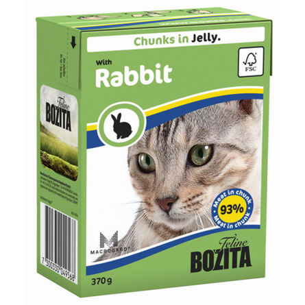 Bozita Кусочки паштета в желе для взрослых кошек (с кроликом) – интернет-магазин Ле’Муррр