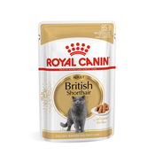 Royal Canin British Shorthair Adult Кусочки паштета в соусе для взрослых кошек Британская короткошерстная